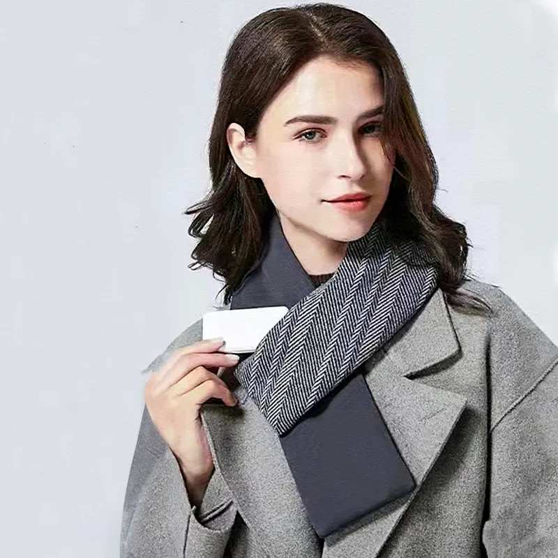 Heating Scarf Three-speed Temperature Control USB Electric Heating Scarf - Scarf Color Box