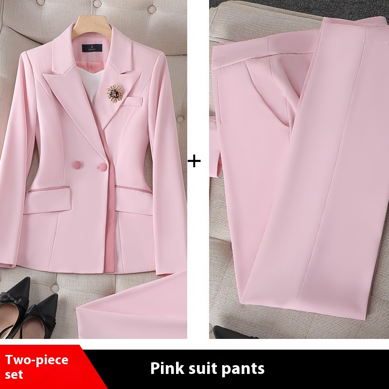 Pink Suit Pants