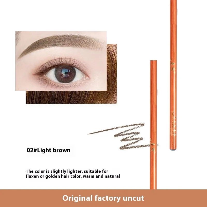 Hard Core Wild Machete Eyebrow Pencil Waterproof And Durable - 02 Light Brown Uncut