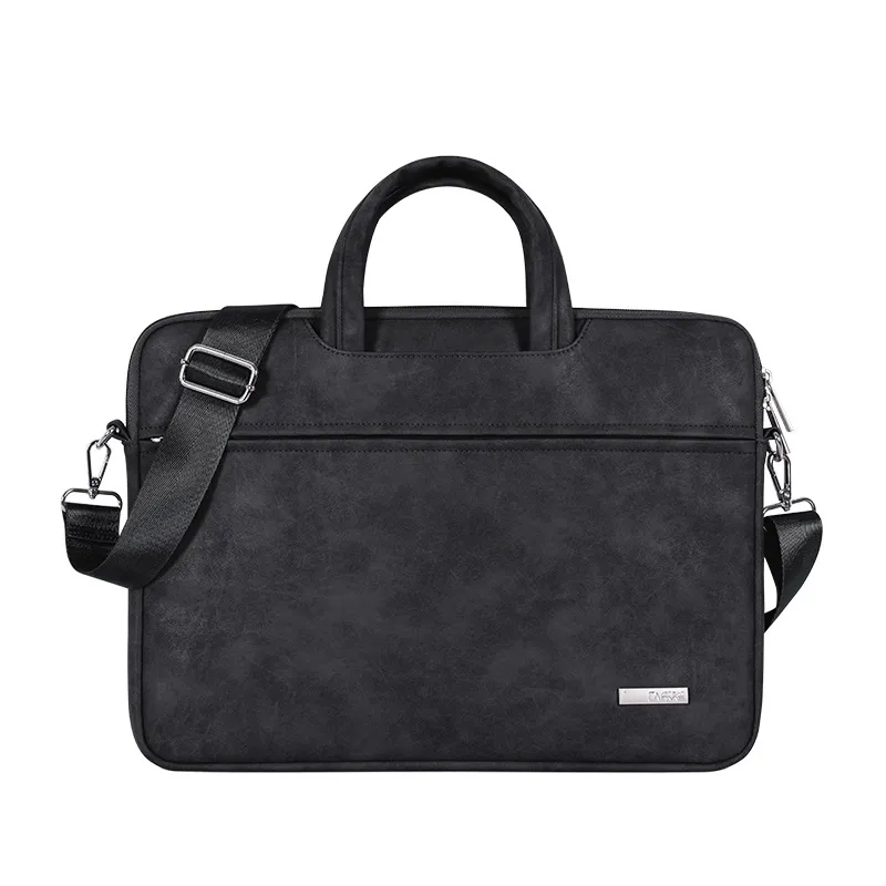 Laptop Bag Suitable Briefcase Laptop Sleeve Protective Case - Black