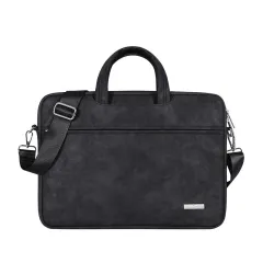 Laptop Bag Suitable Briefcase Laptop Sleeve Protective Case - Black - View 1