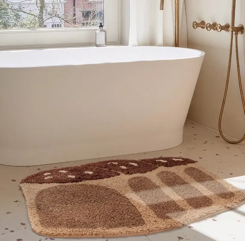 Creative Bedroom Bread Floor Mat Room Decoration