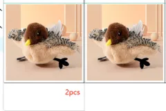 Simulation Of Bird And Mouse Electric Molars For Cats - 2Pcs Large Little Bird - View 1