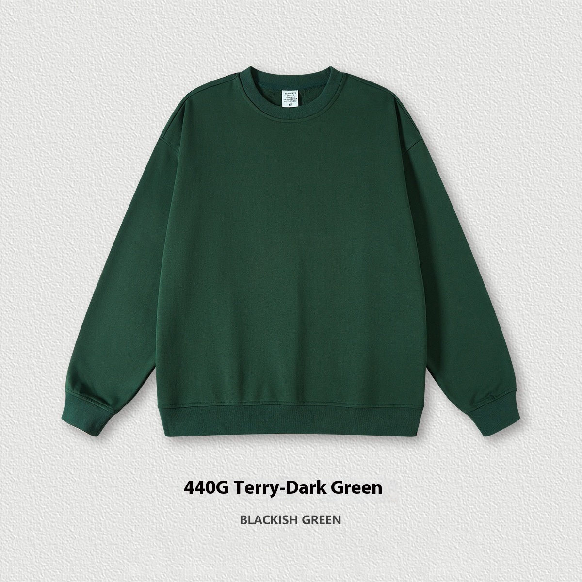 Round Neck Dark Green