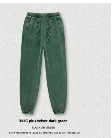 Pants Dark Green