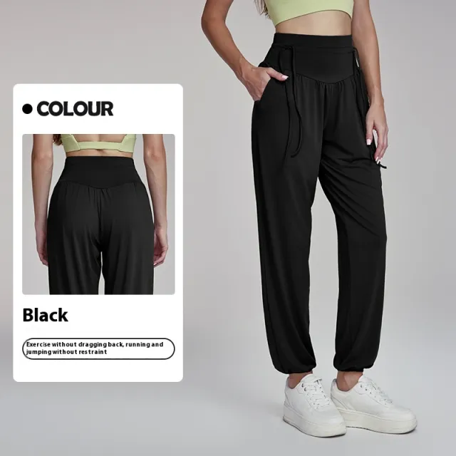 High Waist Straight Loose fit Tappered Trousers Women Black - Shop at LoveMi