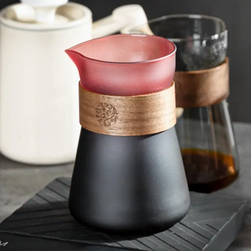 Hand Pouring Coffee Filter Cup Colorful Gradient Color Coffeepot Coffee Suit