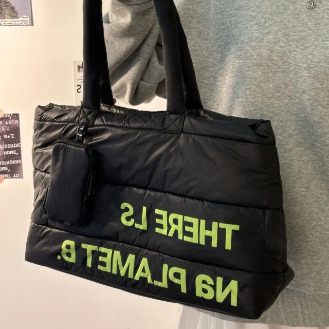 Cool Large Capacity Computer Shoulder Bag Black - Shop at LoveMi