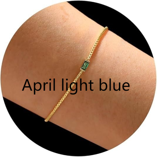 April Light Blue Plating