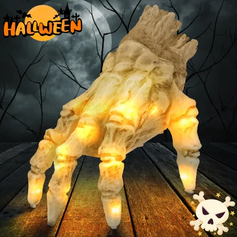 Halloween Electric Luminous Crawling Hand Animated Decoration Induction Zombie