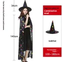 1.4 Gold Cloak Wizard Hat