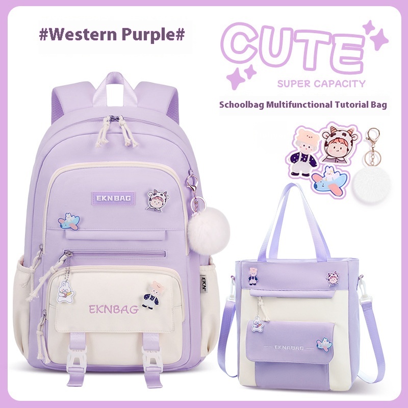 Purple Tuition Bag