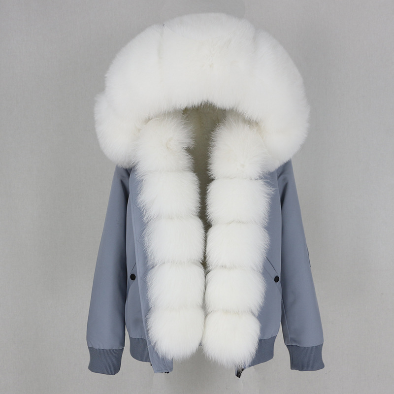 Title 6, New Parka Thick Raccoon Fur Liner Detachable Ja...