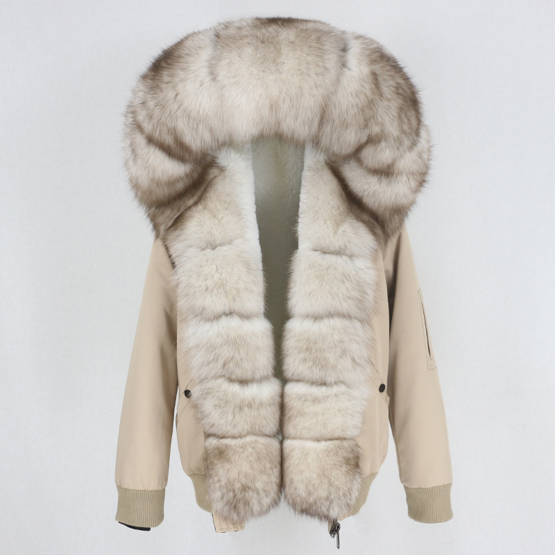 Title 2, New Parka Thick Raccoon Fur Liner Detachable Ja...