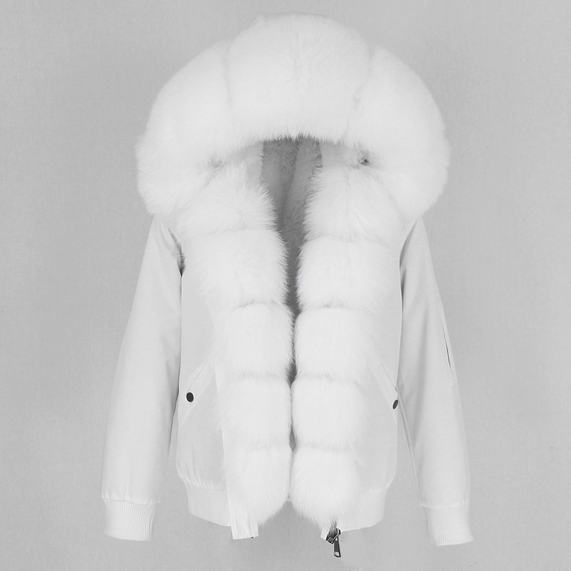 Title 5, New Parka Thick Raccoon Fur Liner Detachable Ja...