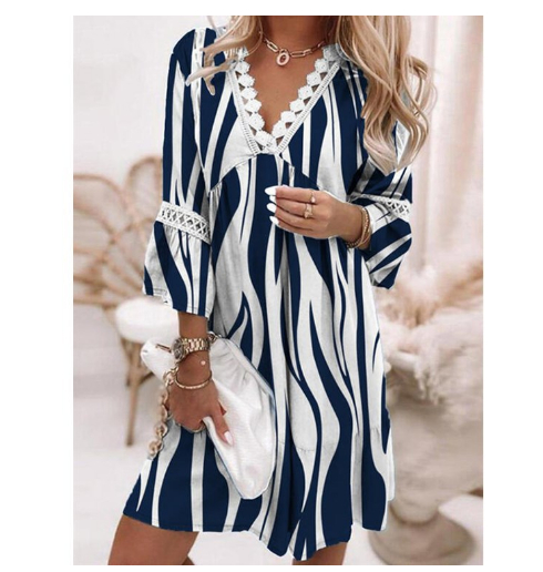 Blue and white stripes