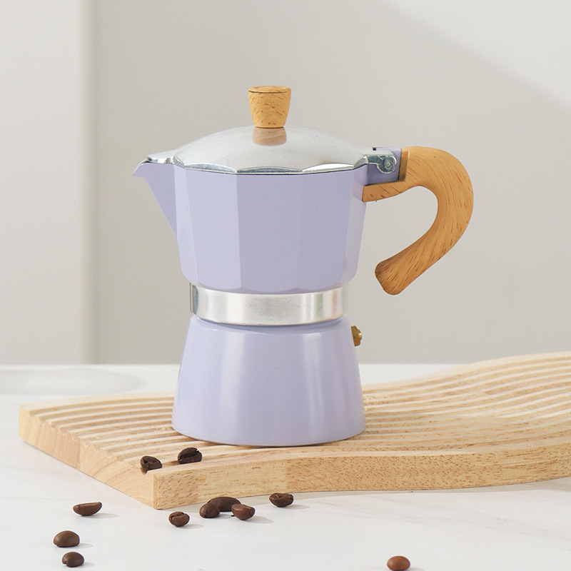 Single Valve Moka Pot Purple