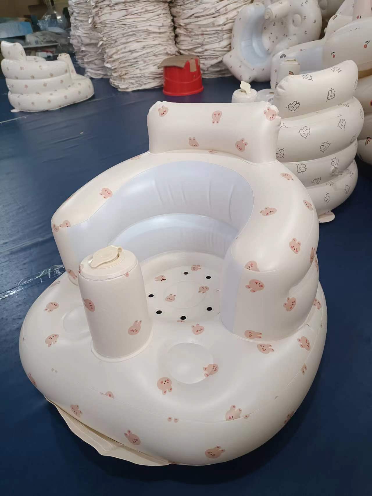 Baby chair Portable Inflatable Baby Dining Chair For Bathing And Swimming - Picture 9 of 13
