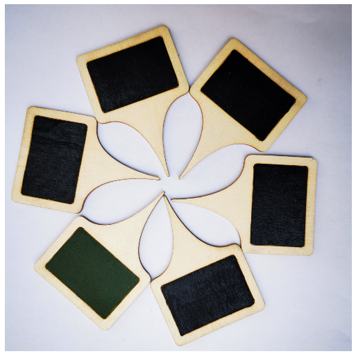 Title 5, Wooden Small Blackboard Cake Insert Cheese Pric...