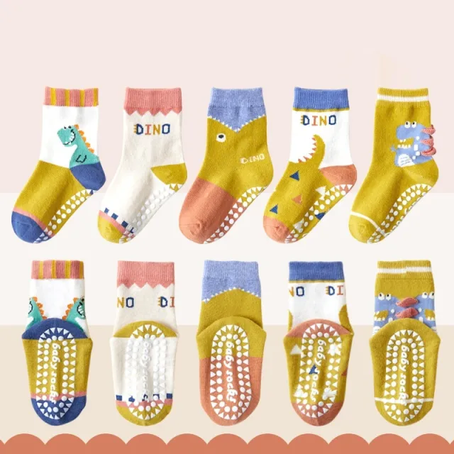 Children's Gel Dotted Trampoline To Avoid Slippery Socks Cute Dinosaur - Shop at LoveMi