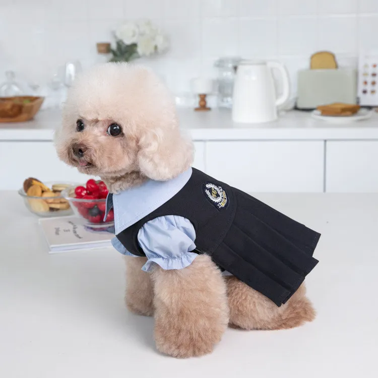 Fashionable Warm Cute Teddy Dog Clothing - Dark Gray