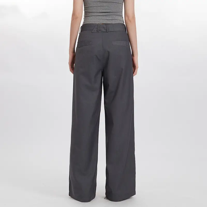Simple Trousers Women's Straight Drooping Loose All-matching Casual Pants