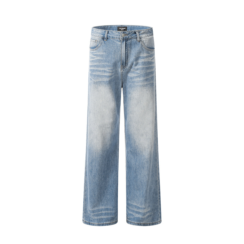 Title 3, Dames high waist straight broek Eenvoudig desig...