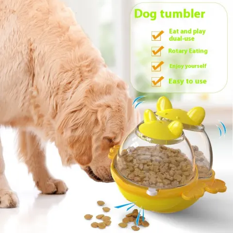 Pet Supplies Tumbler Dog Leakage Food Feeder Pets Toys