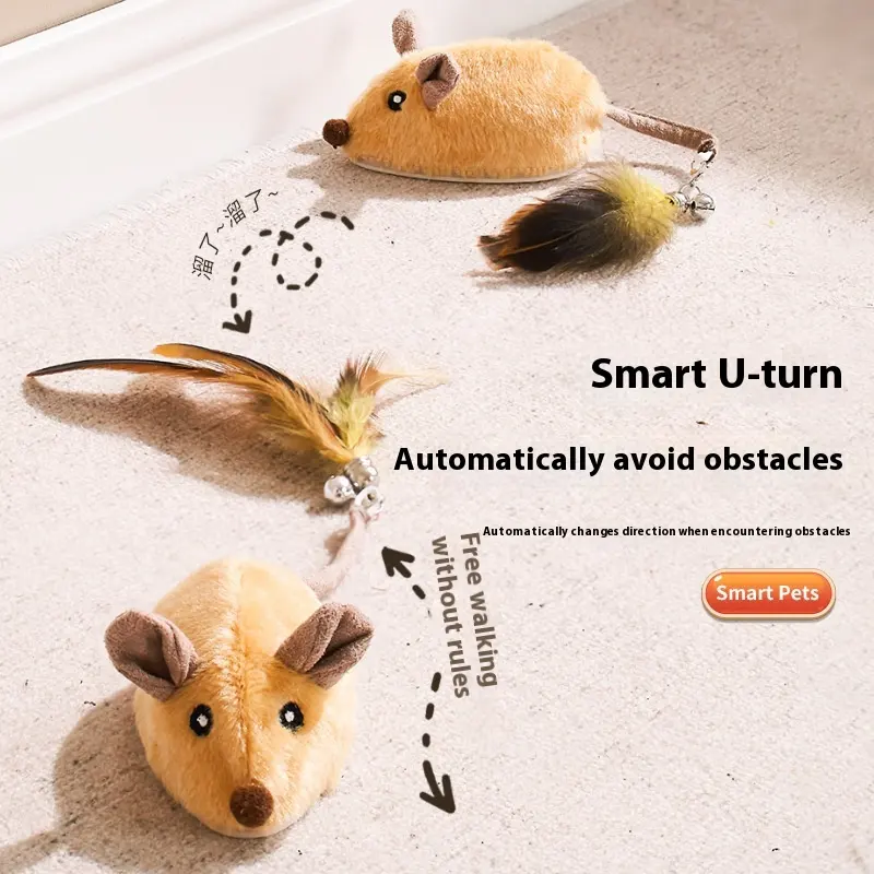 Intelligent Charging Simulation Electric Little Mouse Cat