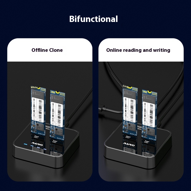 MAIWO K3016 M2 Solid State Readwrite Hard Disk Dock