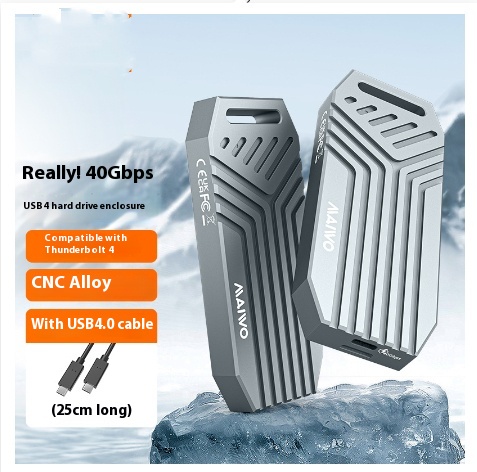 Lightning 4 Shell Compatible With Computer M2 Expansion External Solid State Aluminum Case - Image 7