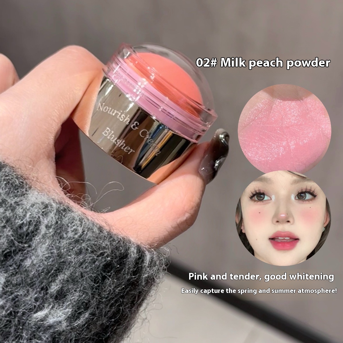 02 Milk Peach Pink