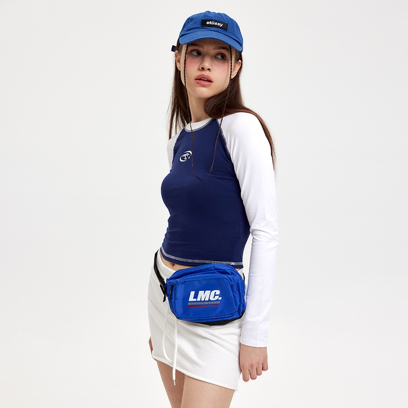 Women's Raglan Long-sleeved Top Korean-style Hot Girl Short