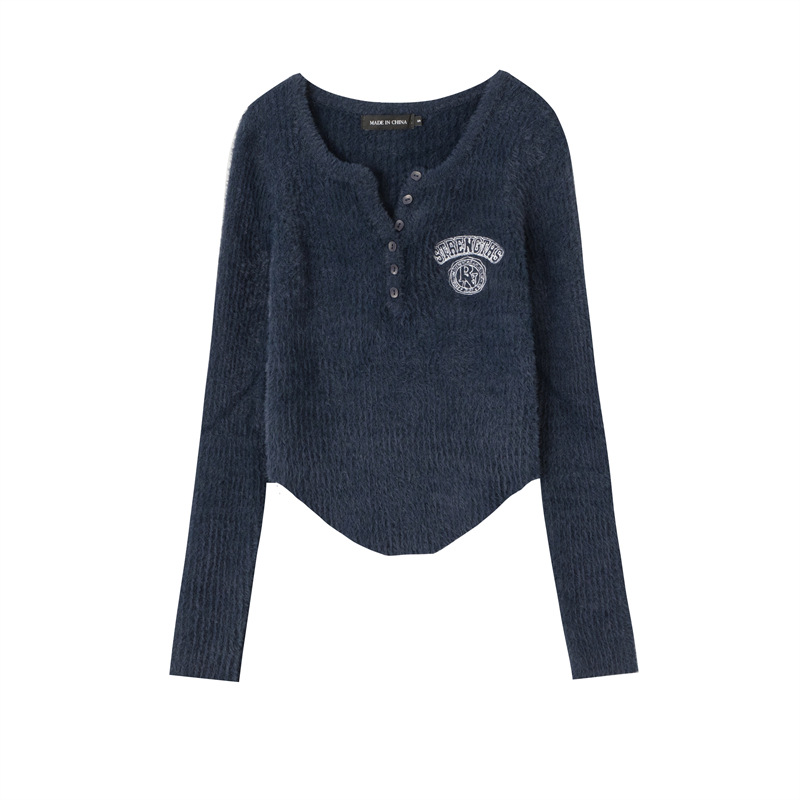 Gentle Soft Glutinous Autumn And Winter Long Sleeves Sweater