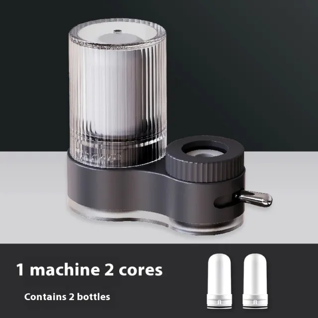 Kitchen Household Purification Faucet Filter Gun Gray Two Cores - Shop at LoveMi