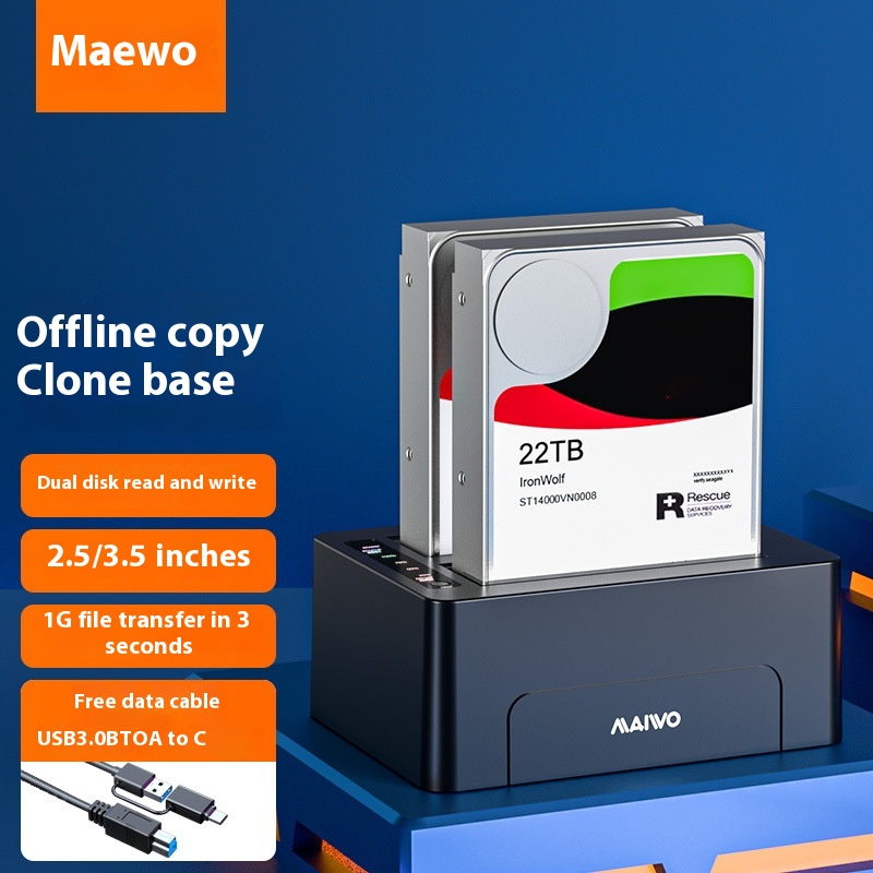 Hard Disk Dock Dual-disk 2535-inch SATA Serial Hard Disk Copier - Image 4