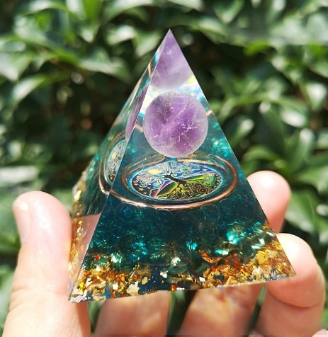 QK18 Purple Ball Colored Glaze