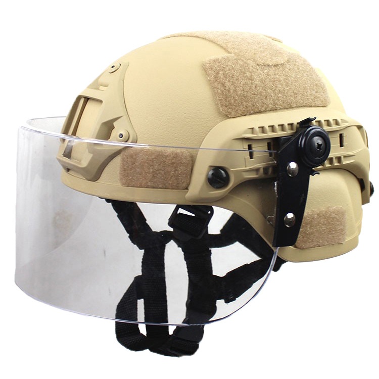 Transparent Anti-riot Protective Patrol Tactical Helmet