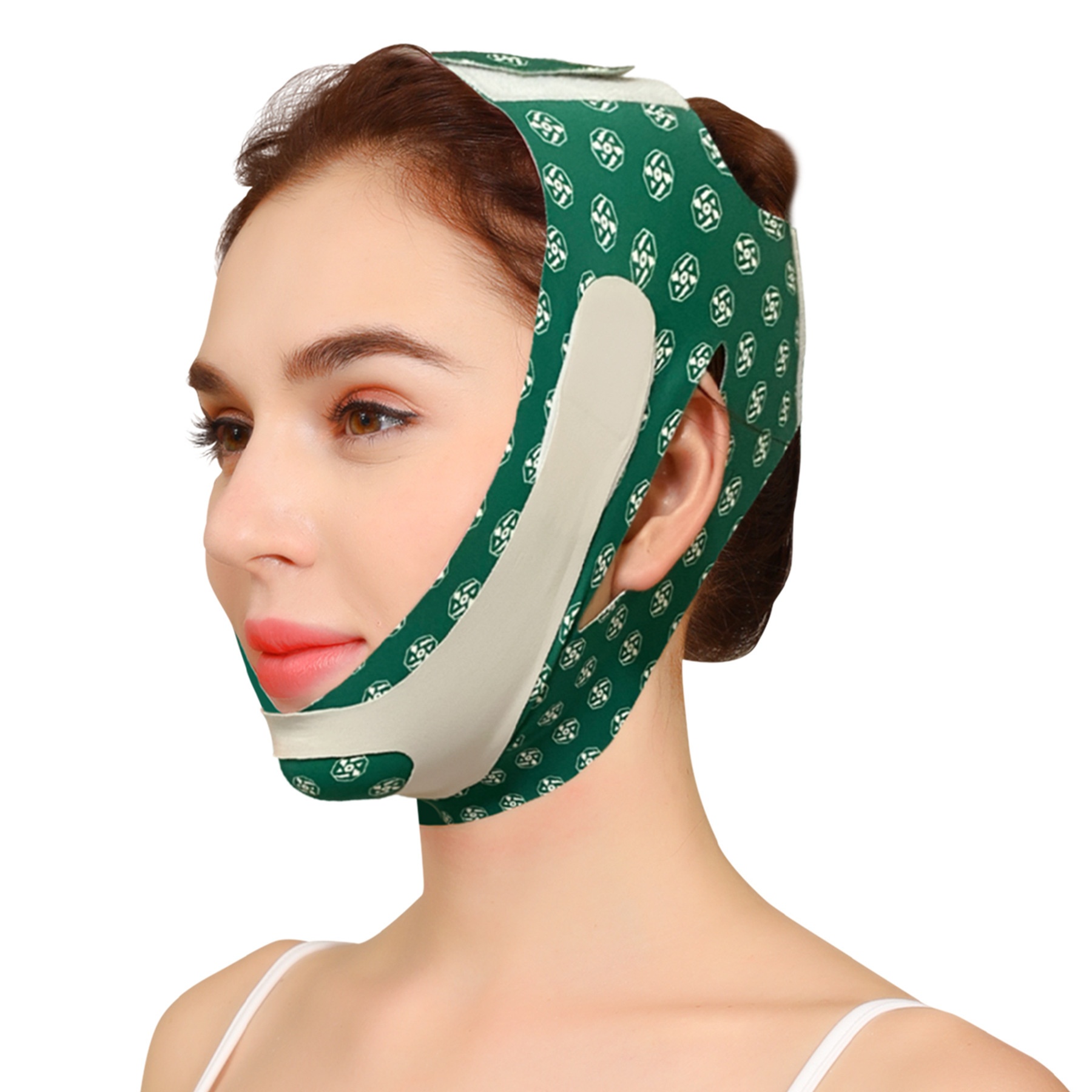 047 Printed Mask Green