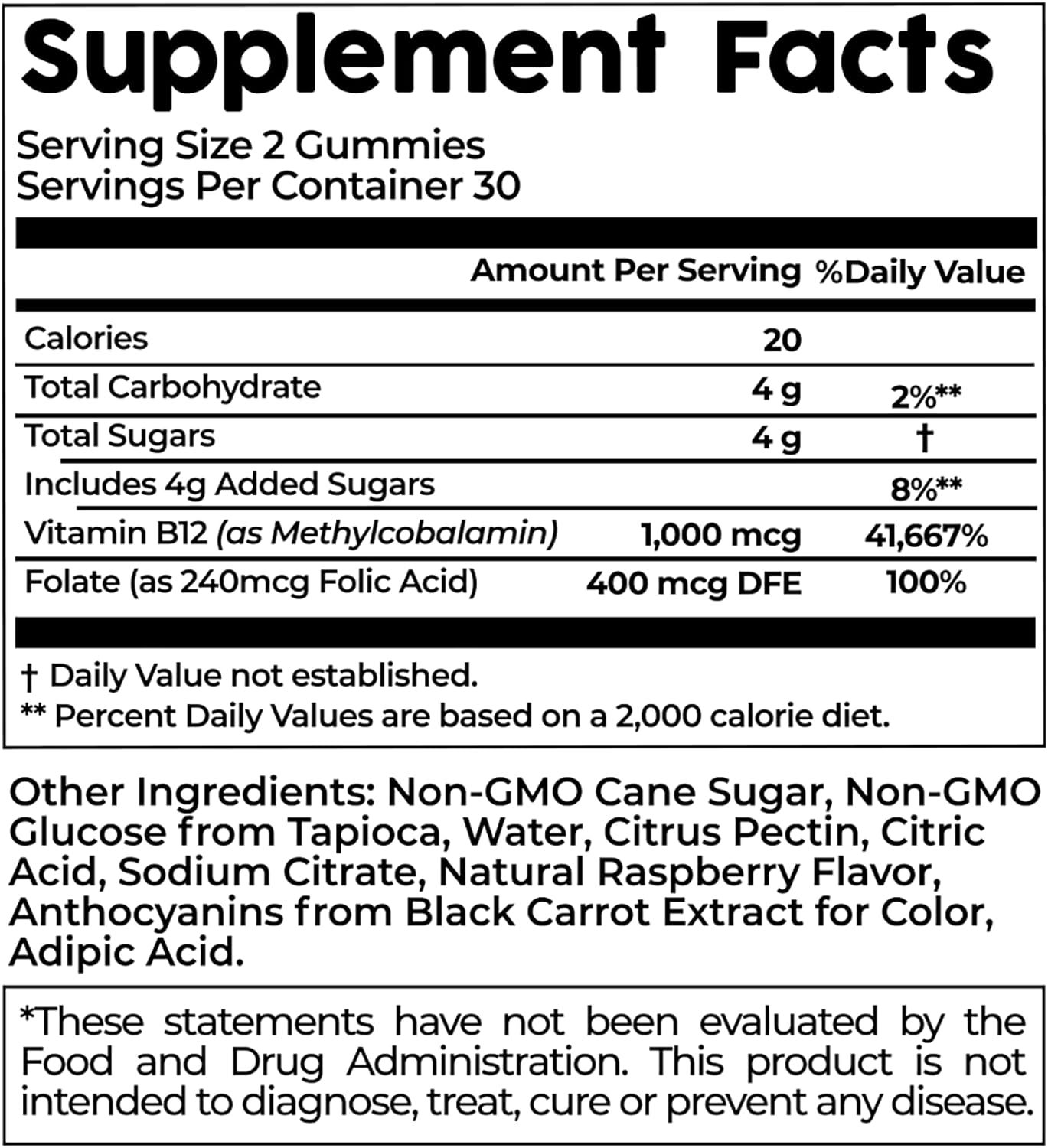 Gummies à la Vitamine B12 — Bonbon mou à croquer 1