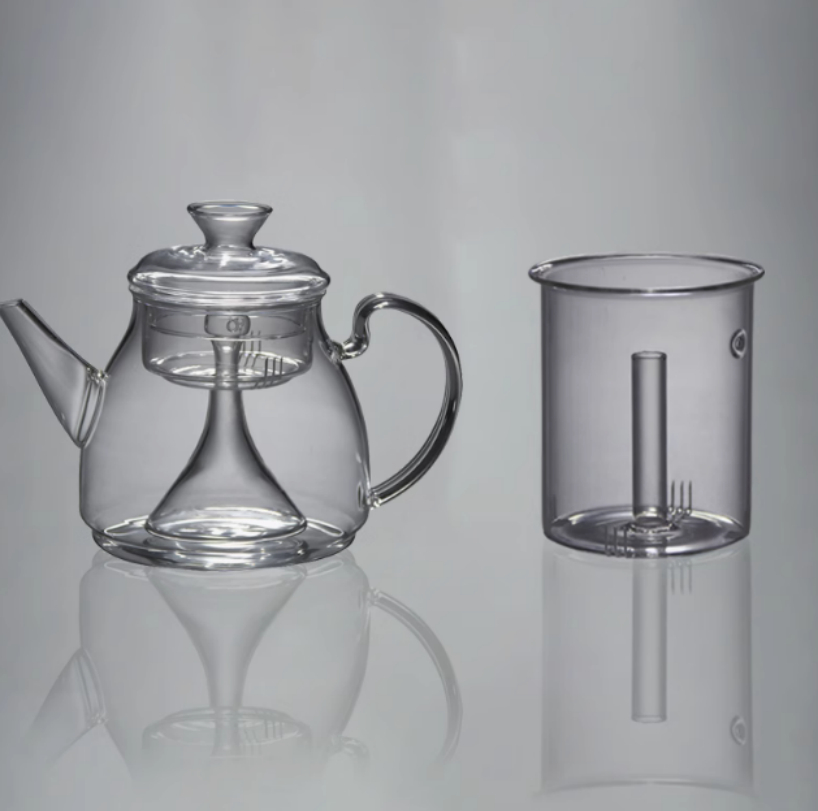 Title 5, Grote stoomglazen theepot, perfect voor het zet...