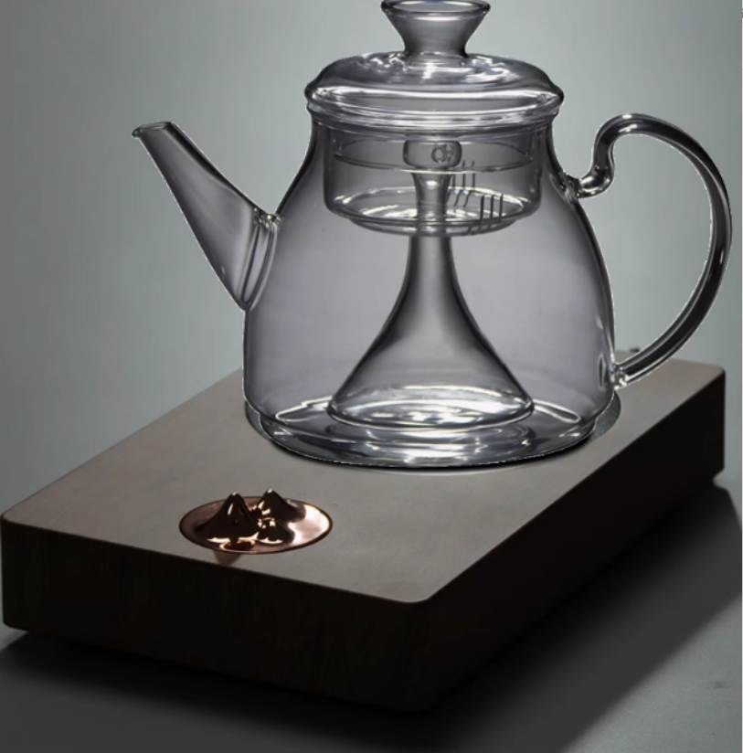 Title 11, Grote stoomglazen theepot, perfect voor het zet...
