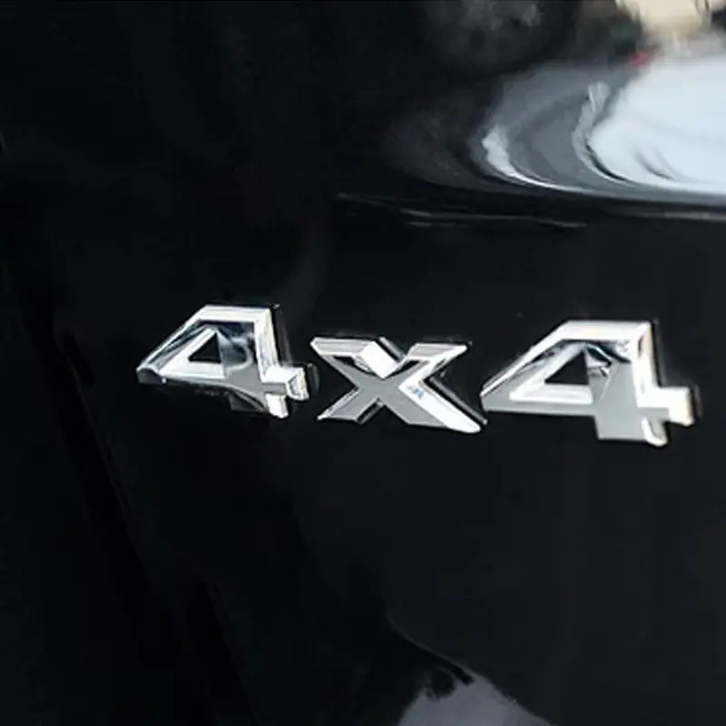 Car Modification Metal Suitable For Off-road Vehicle Four-wheel Drive 3D Special Sticker Rear Car Badge 4