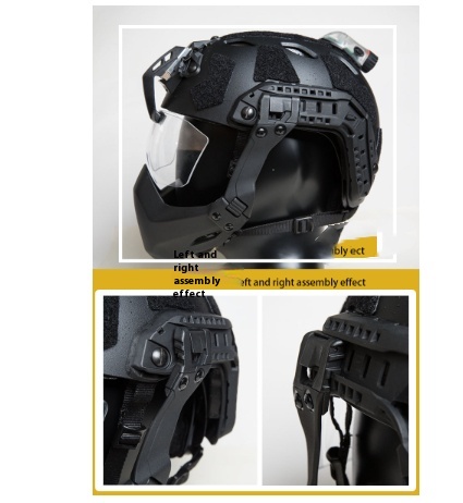 Title 2, Semi-sealed Mask Folding Type For Tactical Helmet