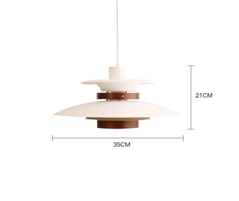 C Type Walnut White 35cm