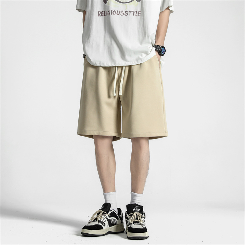 Title 3, Shorts Japonais Simples Couleur Unie Polyvalent...