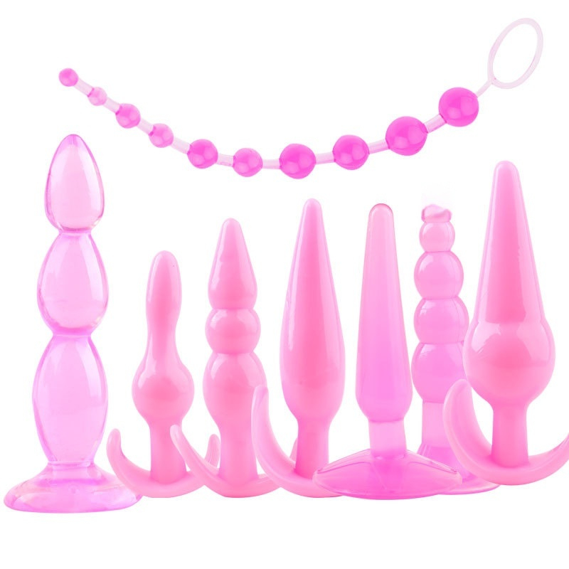 Men's Back Court Women's Butt Plug Suit Combination 3