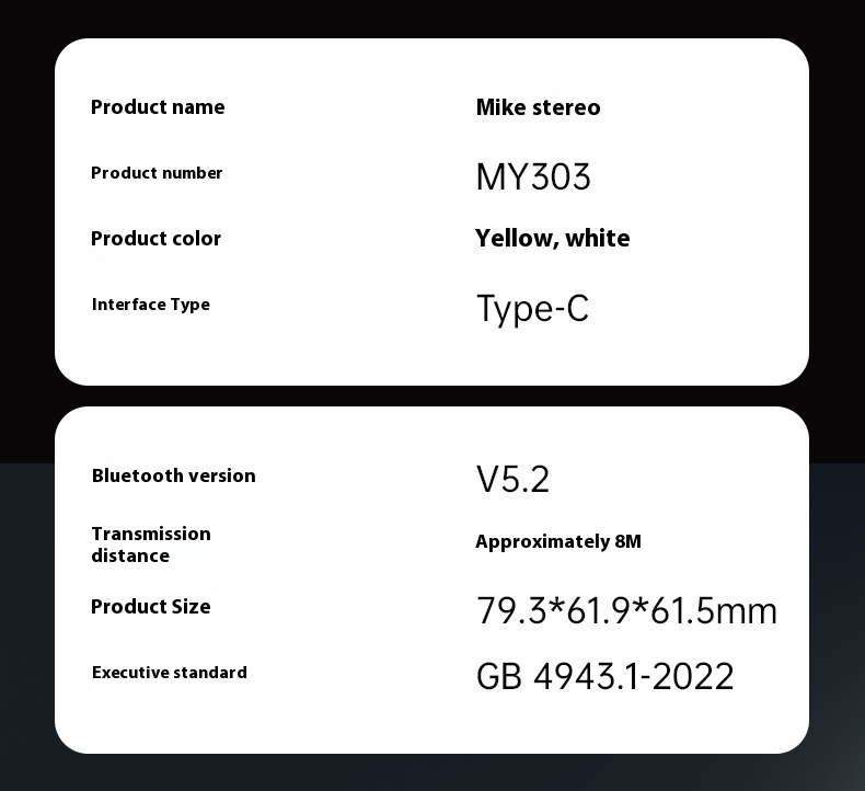 wireless mini-speaker showing its features