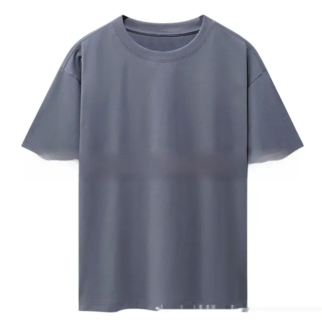 Loose Bottoming Mid length Short Sleeve Women's Summer Wear Dark Gray - Shop at LoveMi