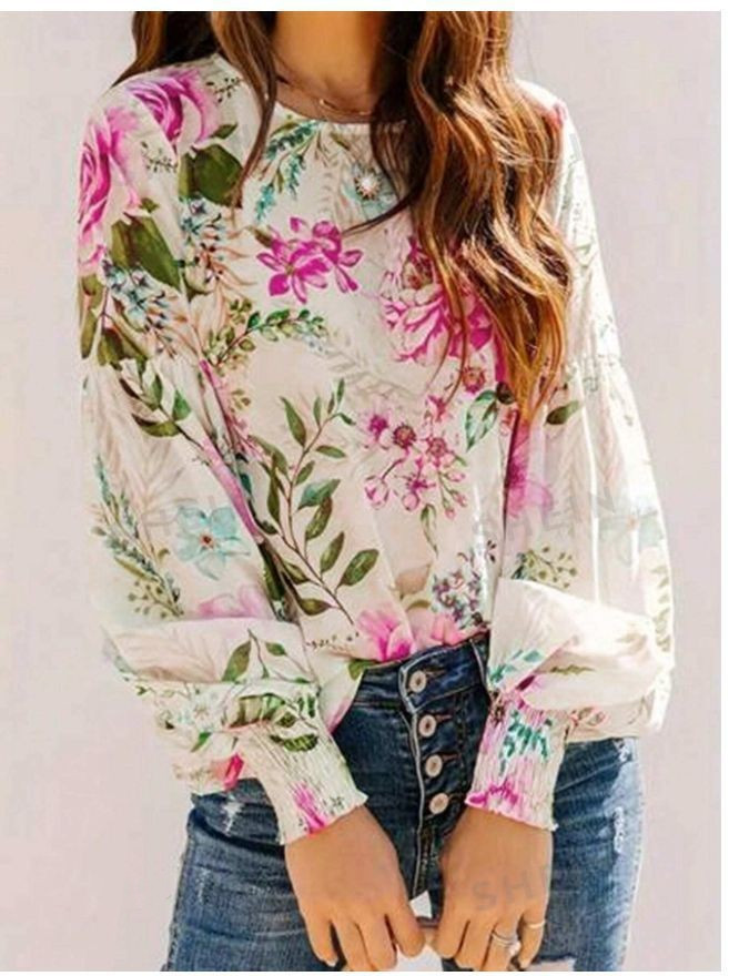 Casual Loose Long-sleeved Shirt For Women